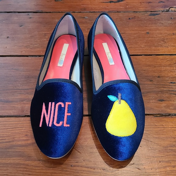 New Boden Nice Pear Slipper Cut Loafer Flats Size 7.5 EU 38 - Picture 2 of 8